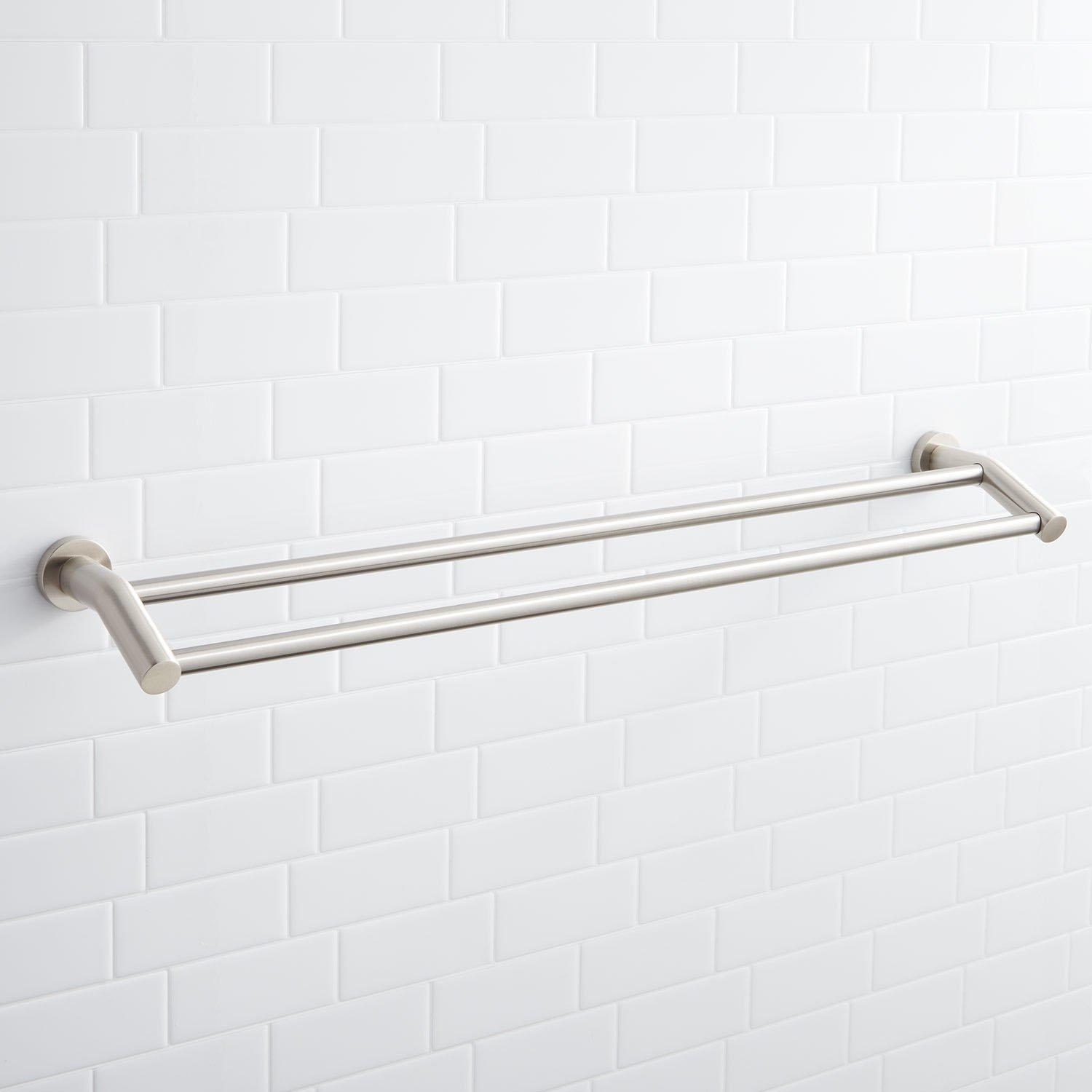 28 Ceeley Collection Double Towel Bar - Brushed Nickel