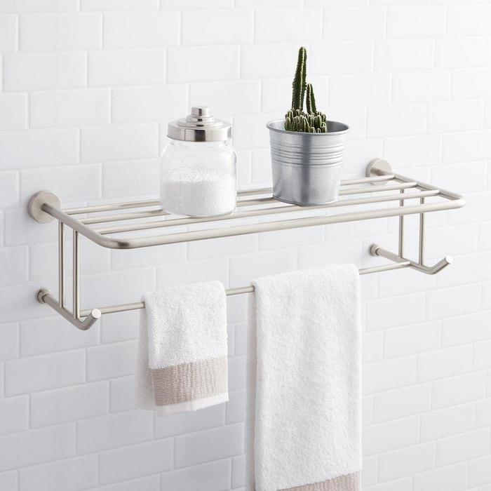 Ceeley Towel Rack in Brushed Nickel