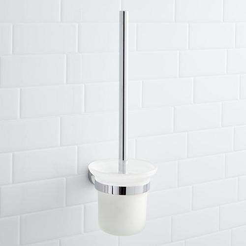 Ceeley Wall-Mount Toilet Brush Holder in Chrom