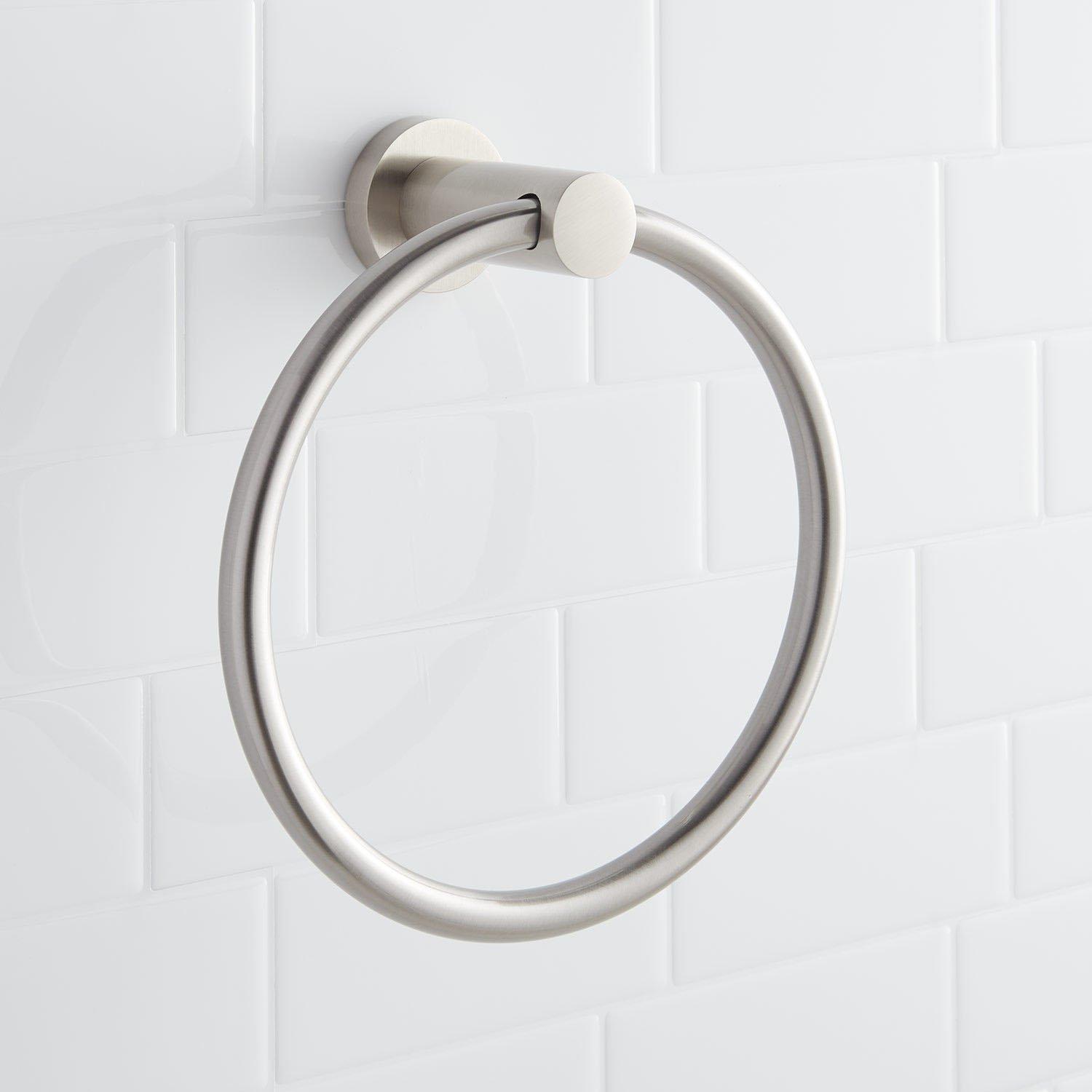 Large outlet towel ring