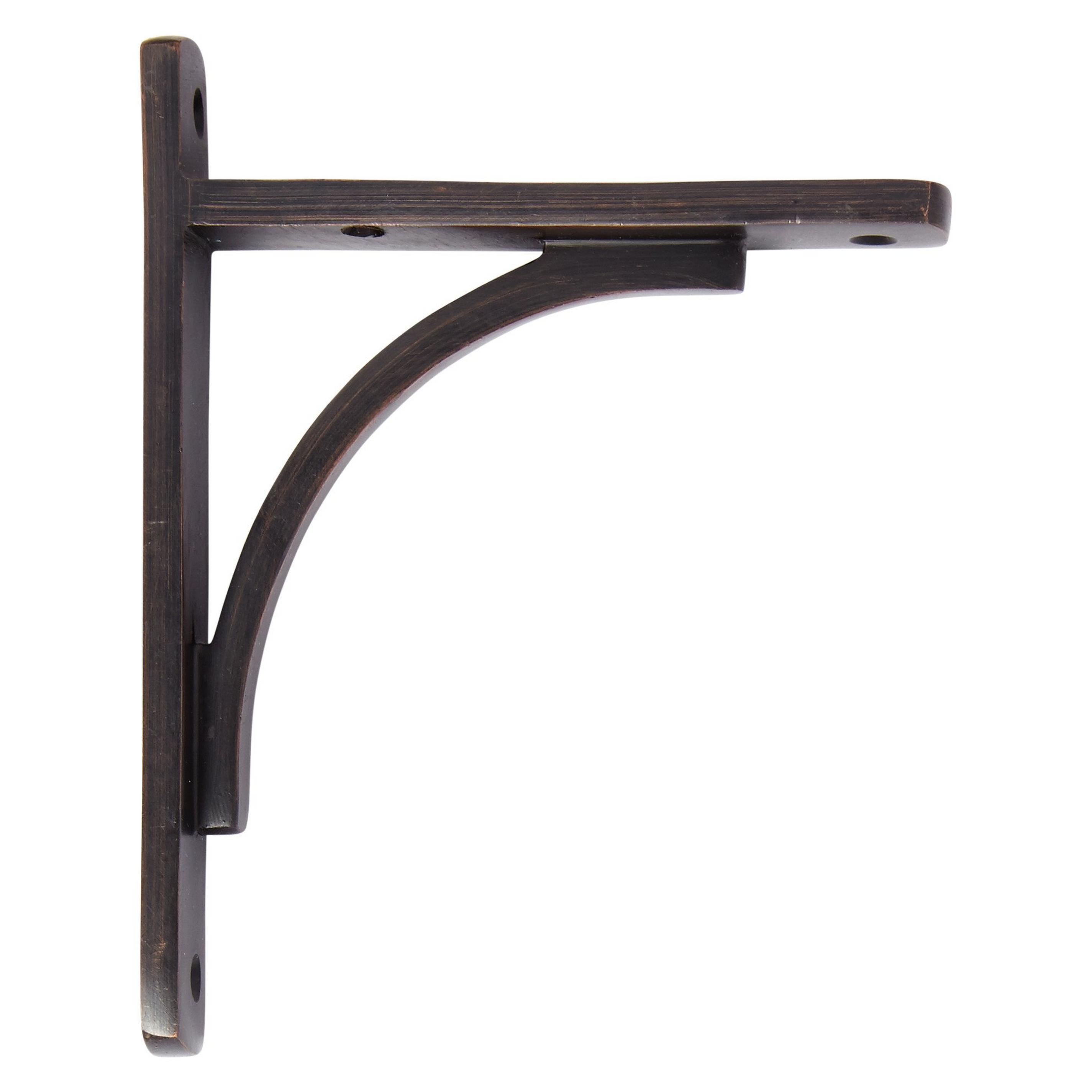 Rustic Brass Shelf Bracket Oil Rubbed Bronze Signature Hardware