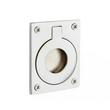 Small Rectangular Recessed Ring Pull - Chrome, , large image number 0