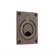 Small Rectangular Recessed Ring Flush Pull - Oil Rubbed Bronze, , large image number 0