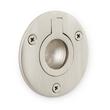 Large Round Recessed Ring Pull - Brushed Nickel, , large image number 0