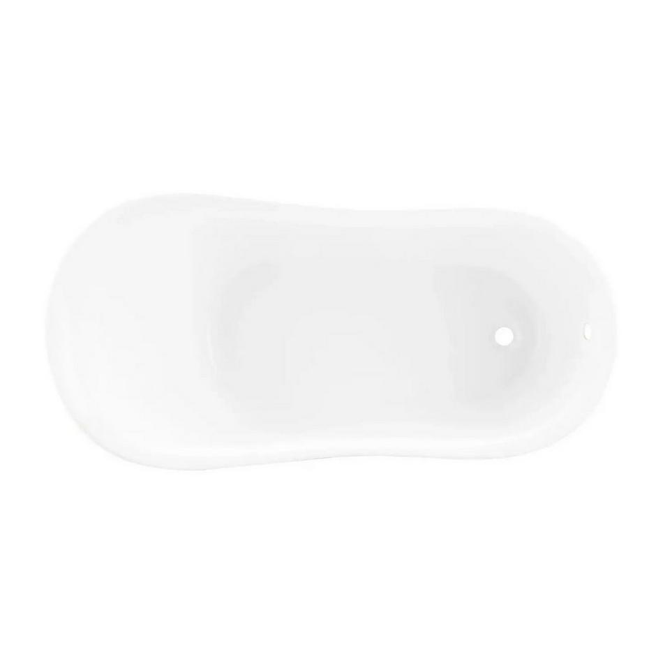 61" Ultra Acrylic Slipper Clawfoot Tub - Roll Top - Imperial feet, , large image number 3