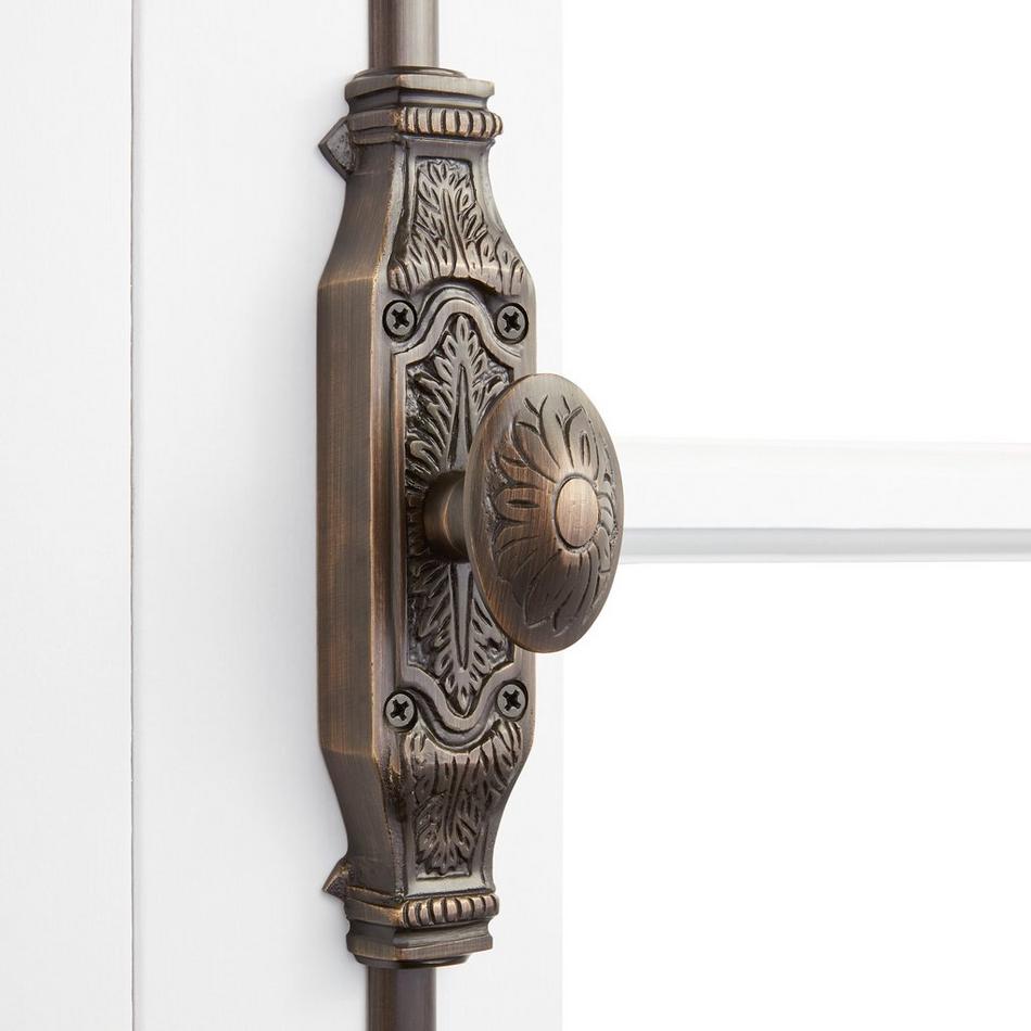 Corinthian Brass Door Cremone Bolt, , large image number 0