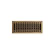 Honeycomb Brass Floor Register - Chrome 6" x 14" (6-5/8" x 15-1/8" Overall), , large image number 5