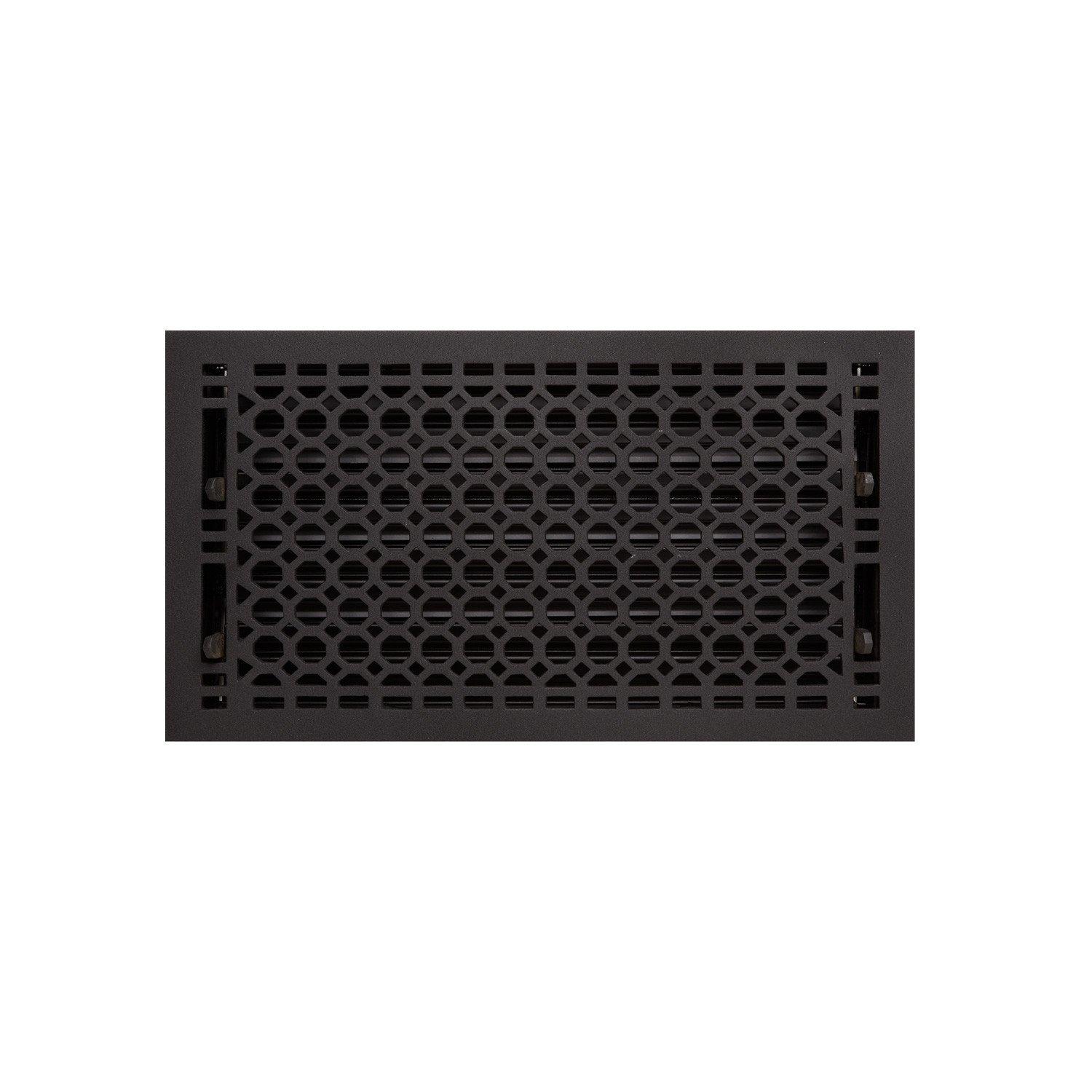 8 Inch Rounded Register Honeycomb Cast Iron Floor Register - 8