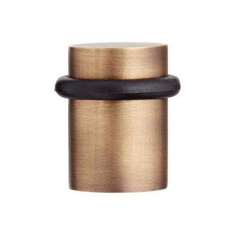 Solid Brass Contemporary Flat Top Doorstop