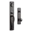 Bullock Entrance Door Set with Round Knob - 2-3/4" Backset - Dark Bronze, , large image number 0
