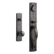 Ellis Entrance Door Set with Round Knob - 2-3/4" Backset - Dark Bronze, , large image number 0