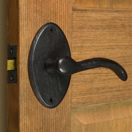 Duncan Oval Solid Bronze Lever Set - Privacy, Passage and Dummy