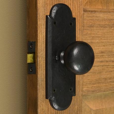 Marwick Ornate Solid Bronze Knob Set - Privacy, Passage and Dummy