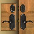 Duncan Ornate Solid Bronze Entrance Set, , large image number 1