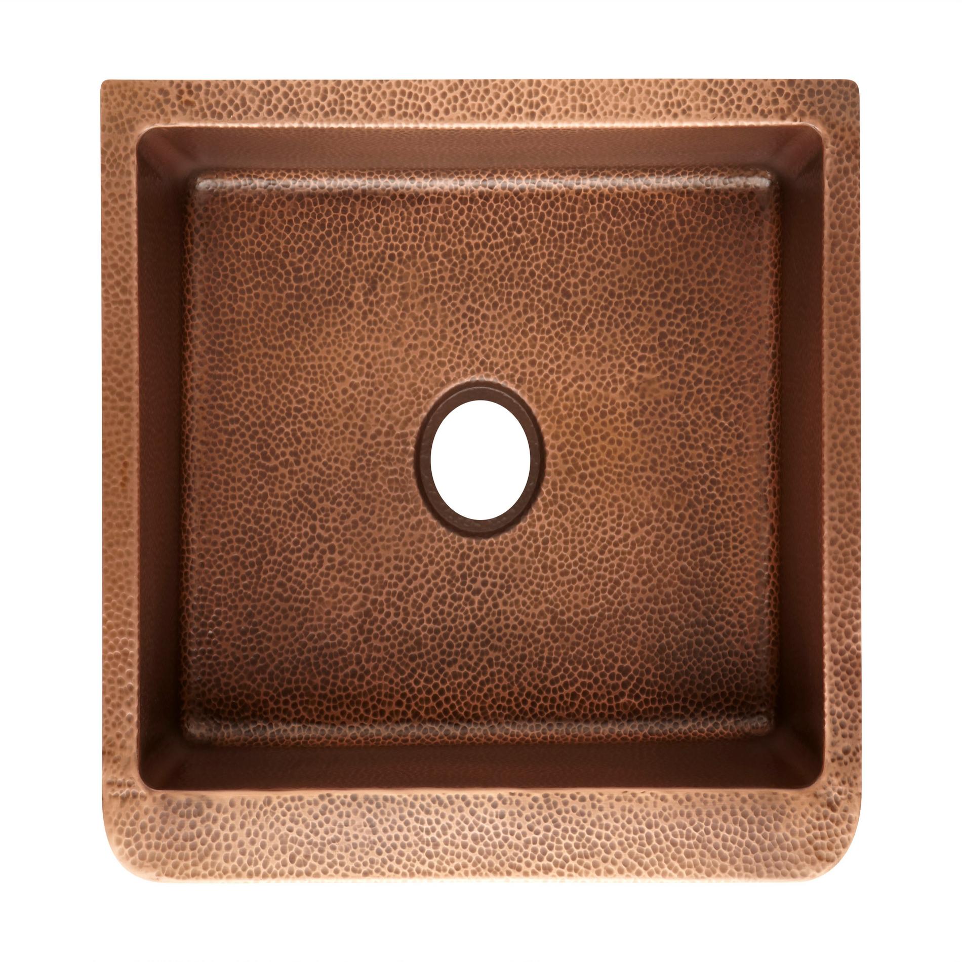 25 Fiona Hammered Copper Farmhouse Sink Signature Hardware