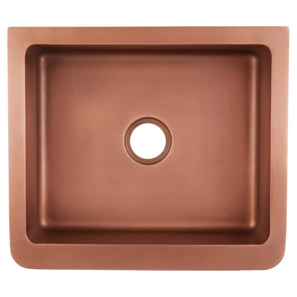 25" Vine Design Copper Farmhouse Sink, , large image number 6