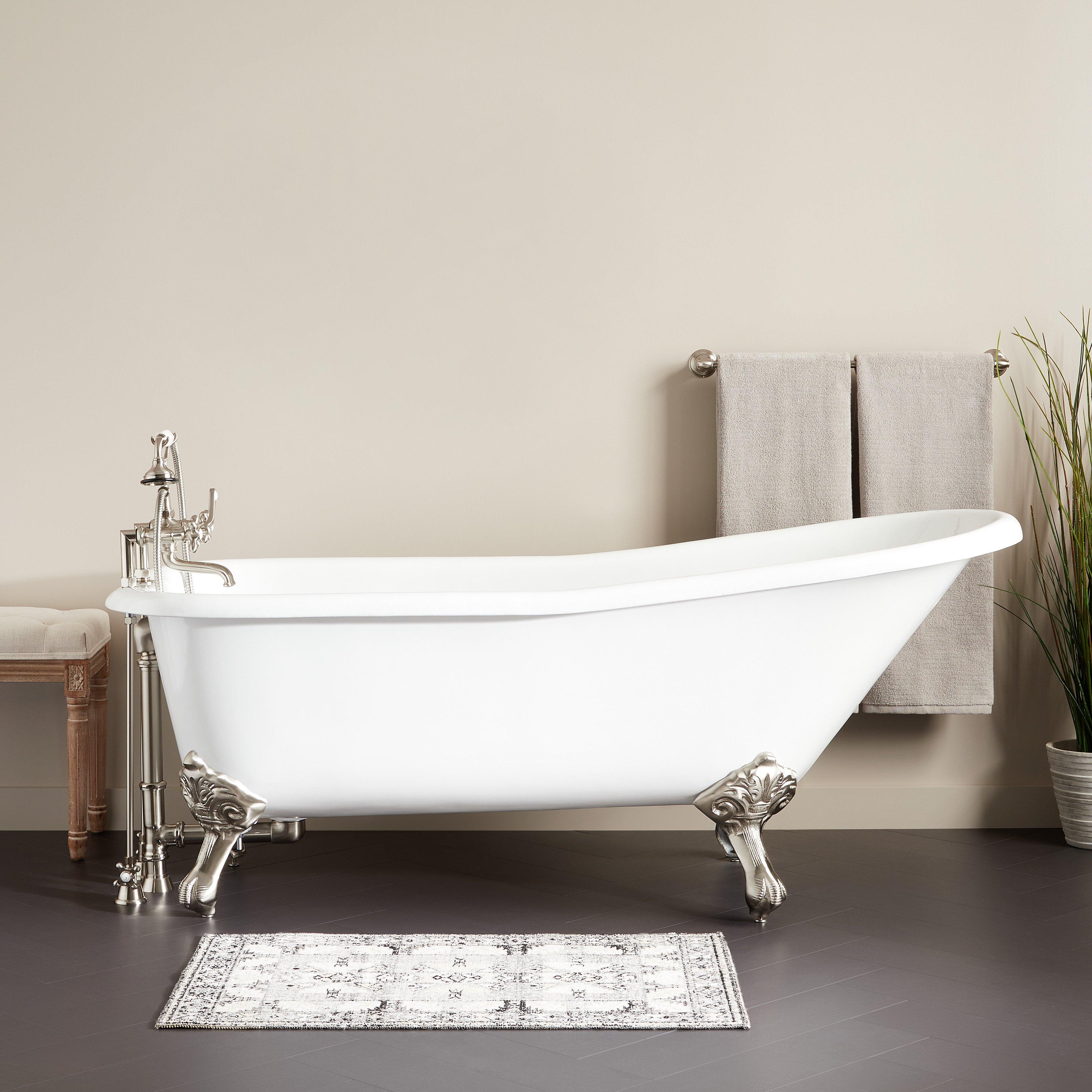 Cast iron deals slipper clawfoot tub