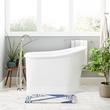 52" Winton Cast Iron Skirted Slipper Tub - No Overflow, , large image number 0