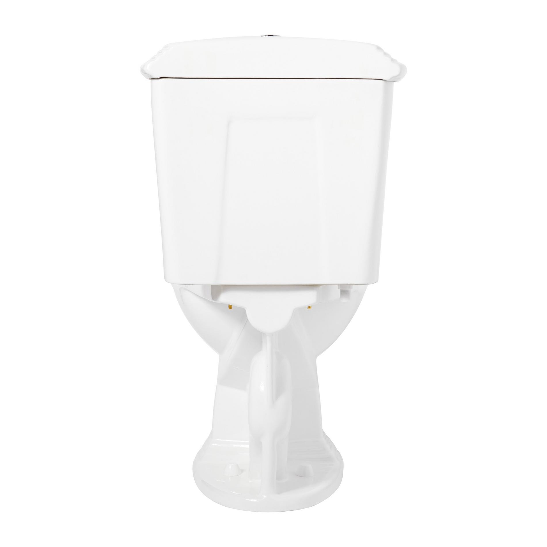 Regent DualFlush Toilet with Elongated Bowl White Signature Hardware