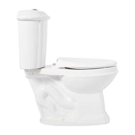 Regent Dual-Flush Toilet with Elongated Bowl - White