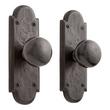 Marwick Ornate Solid Bronze Knob Set - Privacy, Passage and Dummy, , large image number 0
