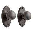 Marwick Oval Solid Bronze Knob Set - Privacy, Passage and Dummy, , large image number 0