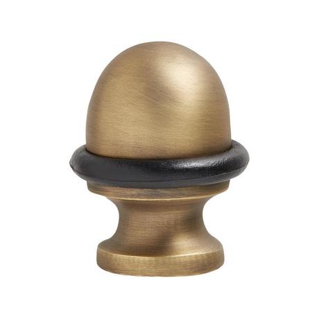 Solid Brass Oval Design Doorstop