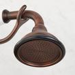 Wall-Mount Telephone Faucet and Hand Shower - Porcelain Lever Handle - Oil Rubbed Bronze, , large image number 4