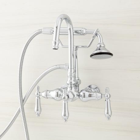 Pasaia Tub Faucet with Hand Shower - Lever Handles