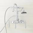 Pasaia Tub Faucet with Hand Shower and 4" Wall Couplers - Chrome, , large image number 1