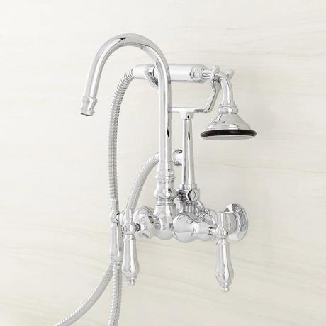 Pasaia Tub Faucet with Hand Shower - Lever Handles
