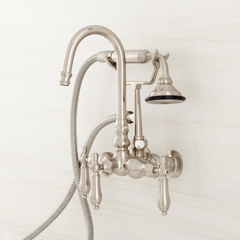 Pasaia Tub Faucet with Hand Shower - Lever Handles, , large image number 1