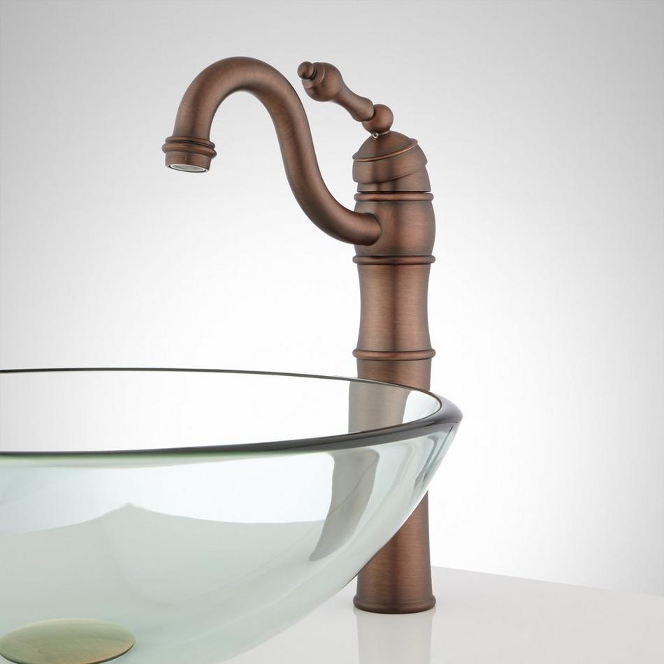 Trevena Single-Hole Vessel Faucet with Pop-Up Drain, , large image number 0