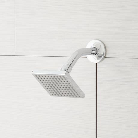 Casement Tub & Shower Set With Lever Handle - Chrome