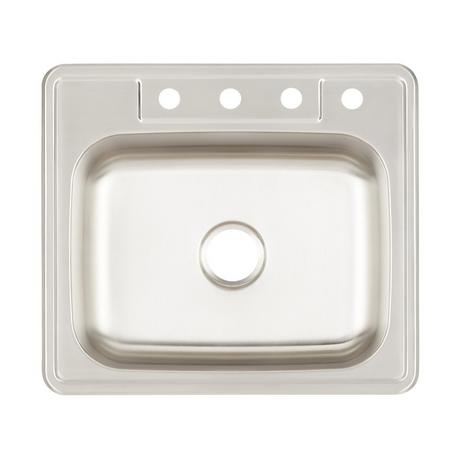 25" Infinite Rectangular Stainless Steel Drop-In Sink