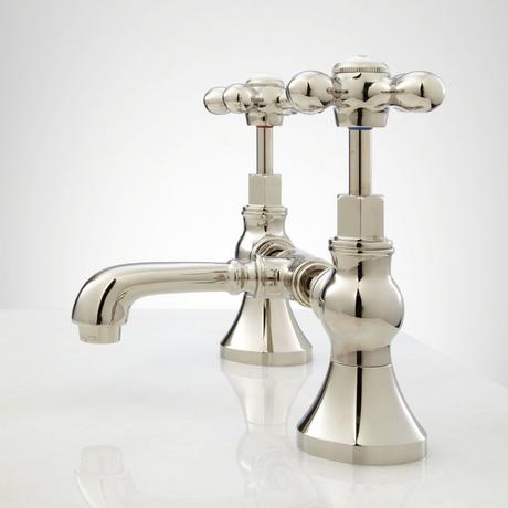 Monroe Bridge Bathroom Faucet - Cross Handles