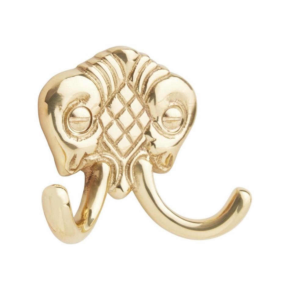 Aries Brass Double Coat Hook, , large image number 1