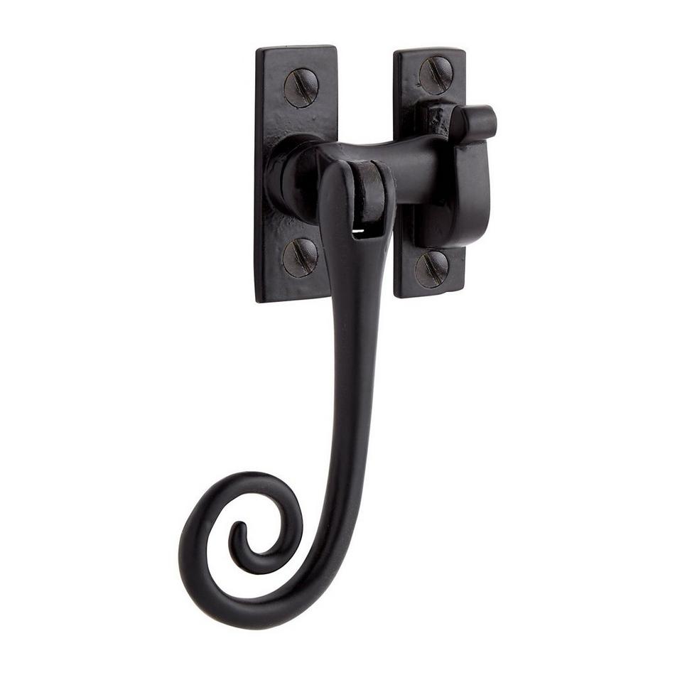Cast Iron Curly Reversible Casement Window Latch, , large image number 7
