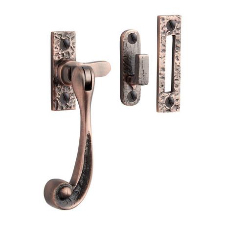 Solid Brass Elegant Reversible Casement Window Latch