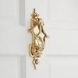 Solid Brass Cascade Door Knocker - Polished Brass, , large image number 0