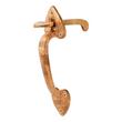 Solid Bronze Heart Gate Rim Latch and Handle Set - Living Bronze, , large image number 1