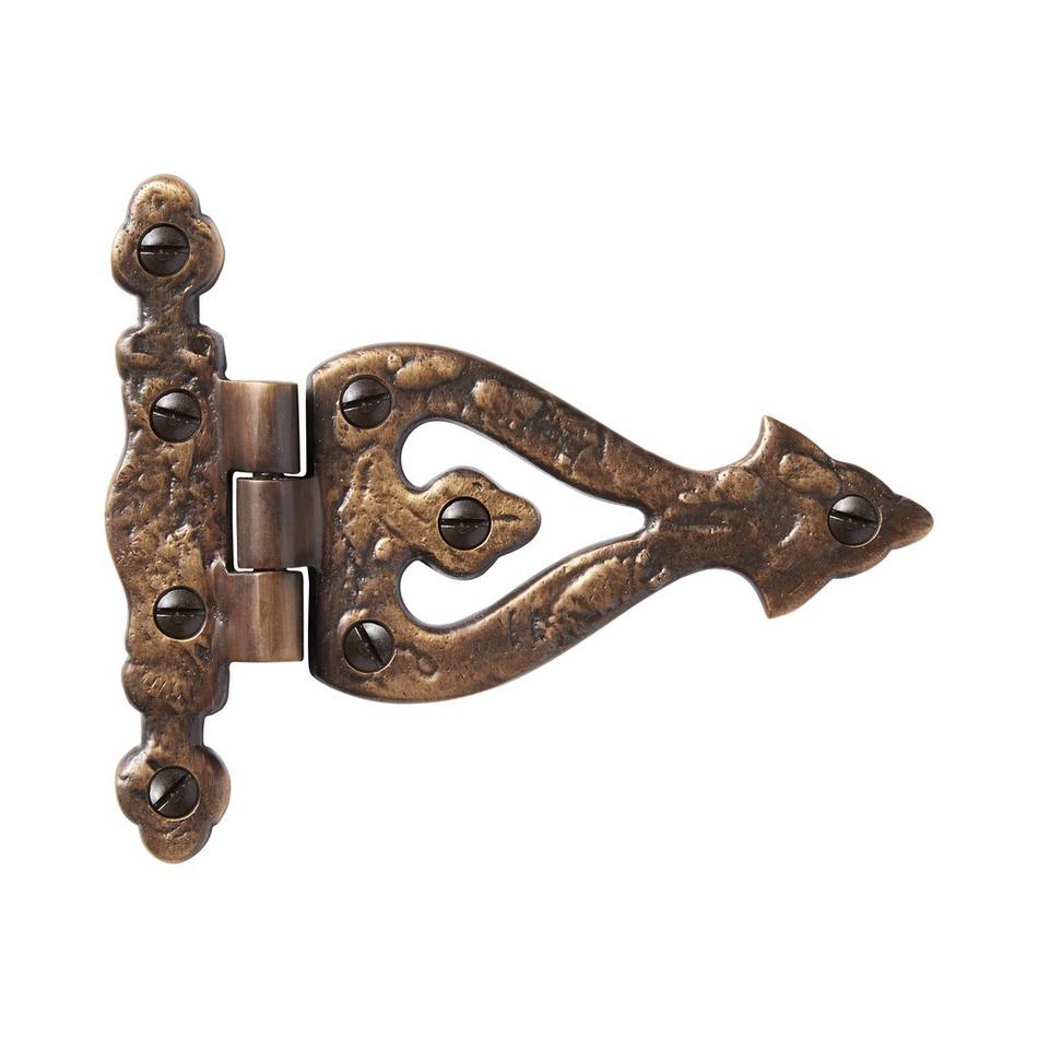 Solid Brass Decorative Door Hinge - Oil Rubbed Bronze | Signature Hardware 325969