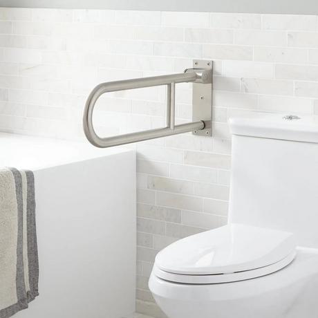 Pickens Flip Up Grab Bar with Position Hinge