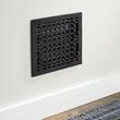 Oversized Honeycomb Cast Iron Wall Register - 14" x 14" (14-3/4" x 15-1/4" Overall), , large image number 0