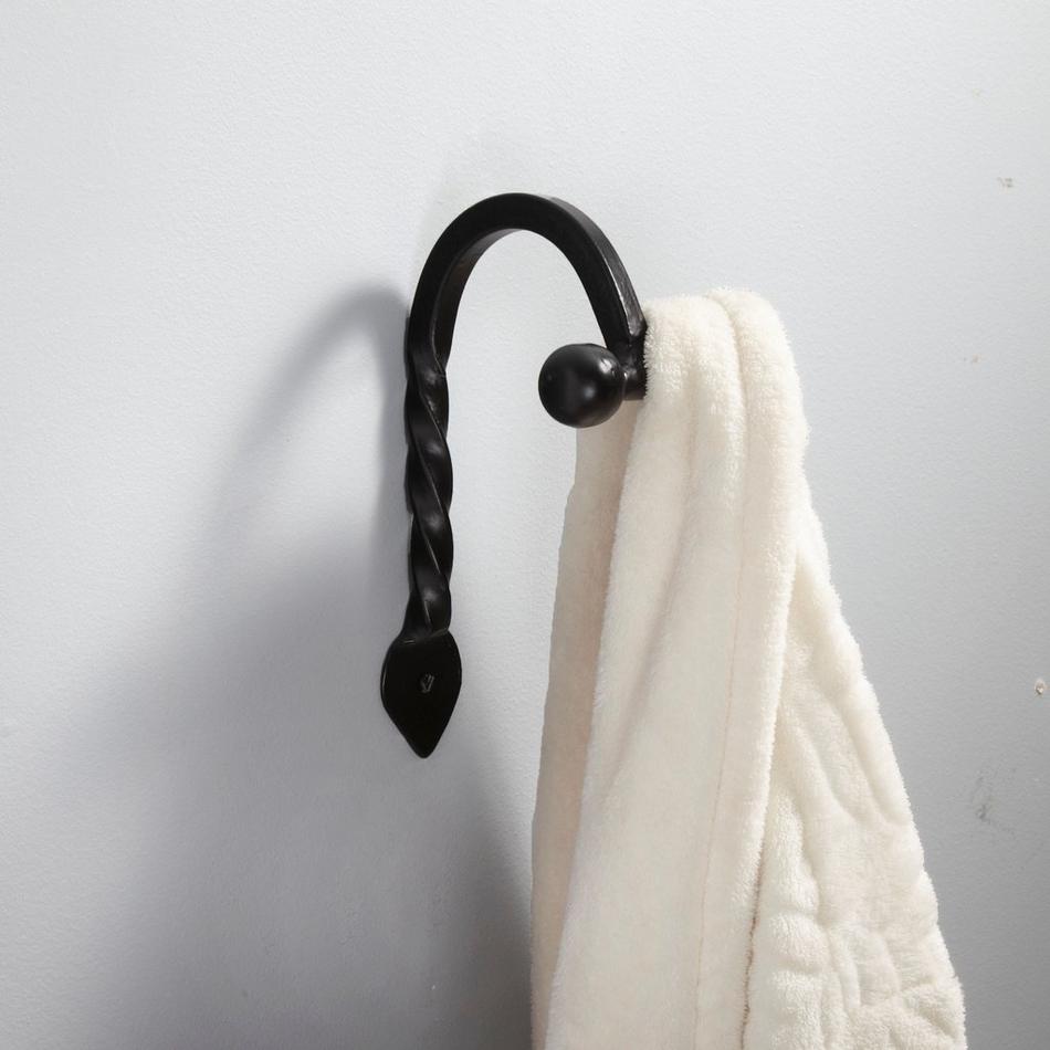 Towel Hooks Black 