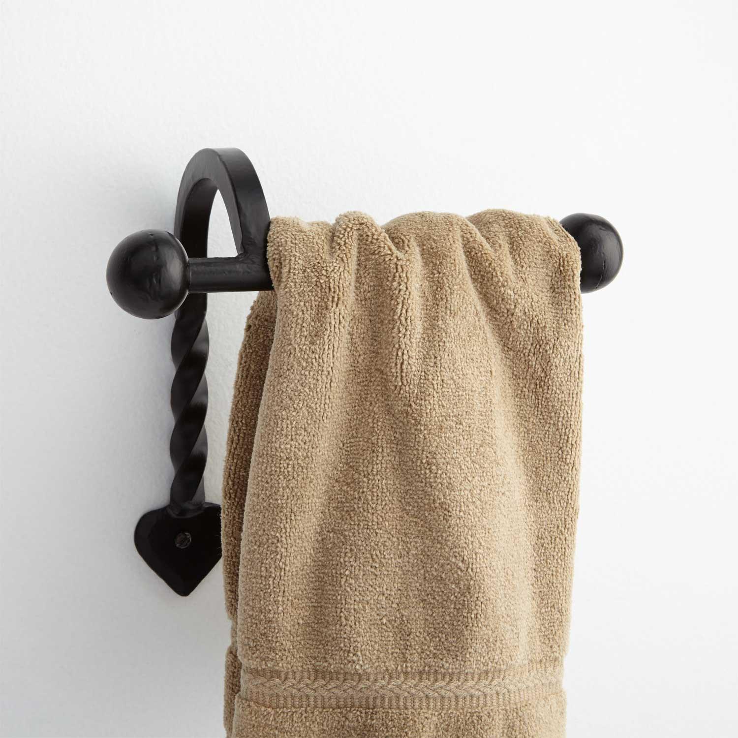 GIMILI gimli 2 pack 4 piece bathroom accessories set matte black (towel bar,  hand towel holder
