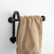 Gothic Collection Cast Iron Hand Towel Holder - Matte Black, , large image number 0