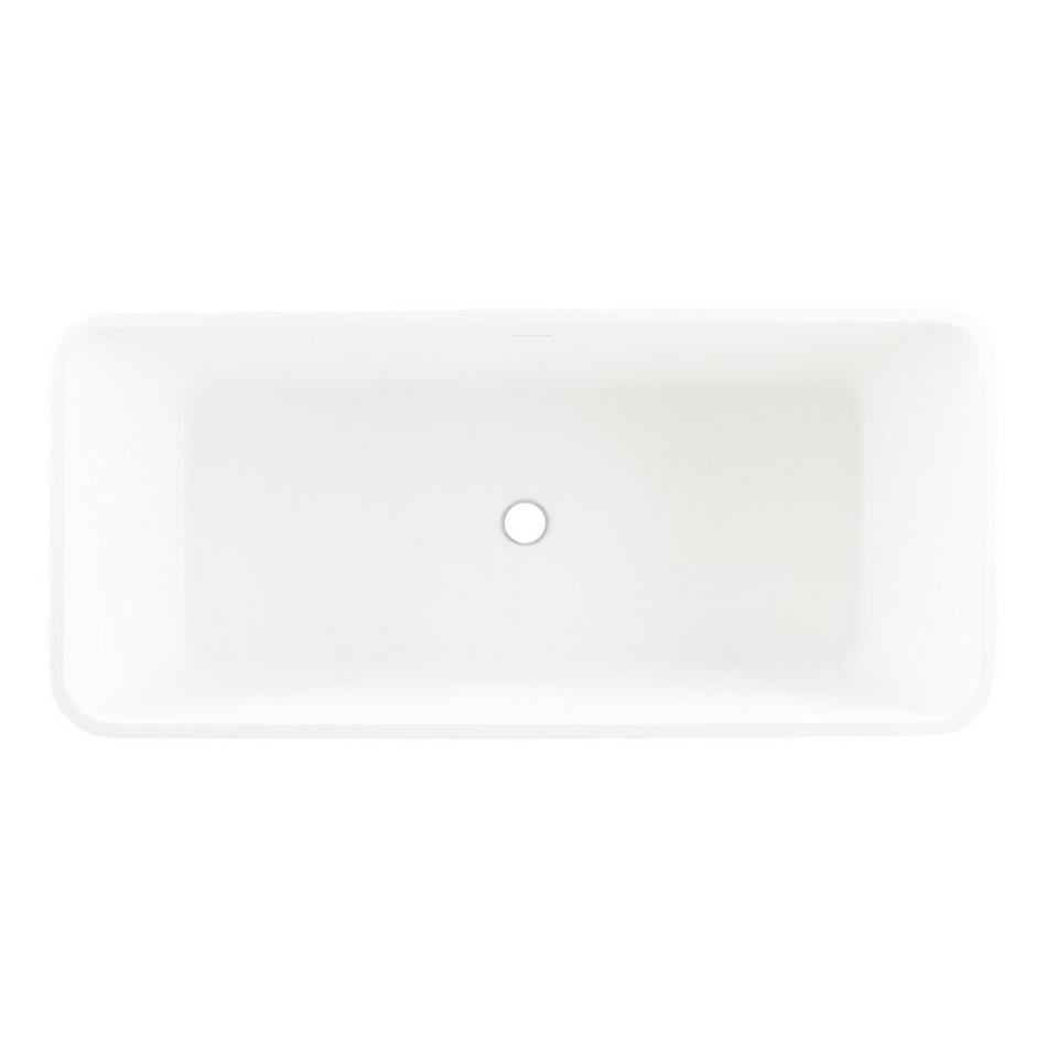 59" Kelem Solid Surface Freestanding Tub - Matte Finish, , large image number 3