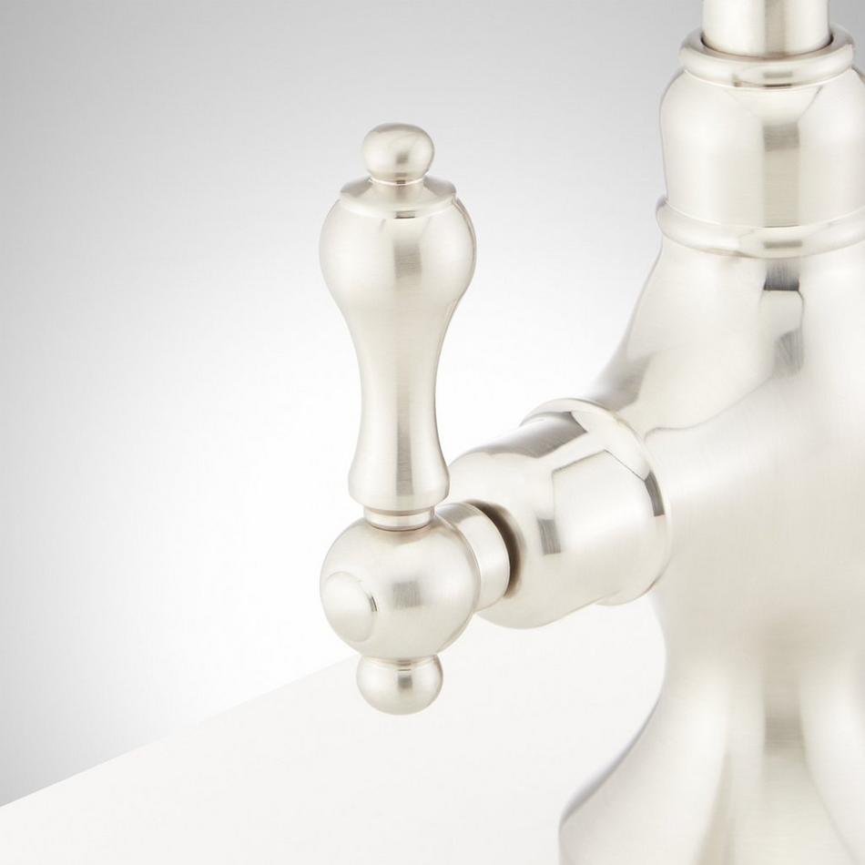 Isabel Single-Hole Gooseneck Bar Faucet - Brushed Nickel, , large image number 2