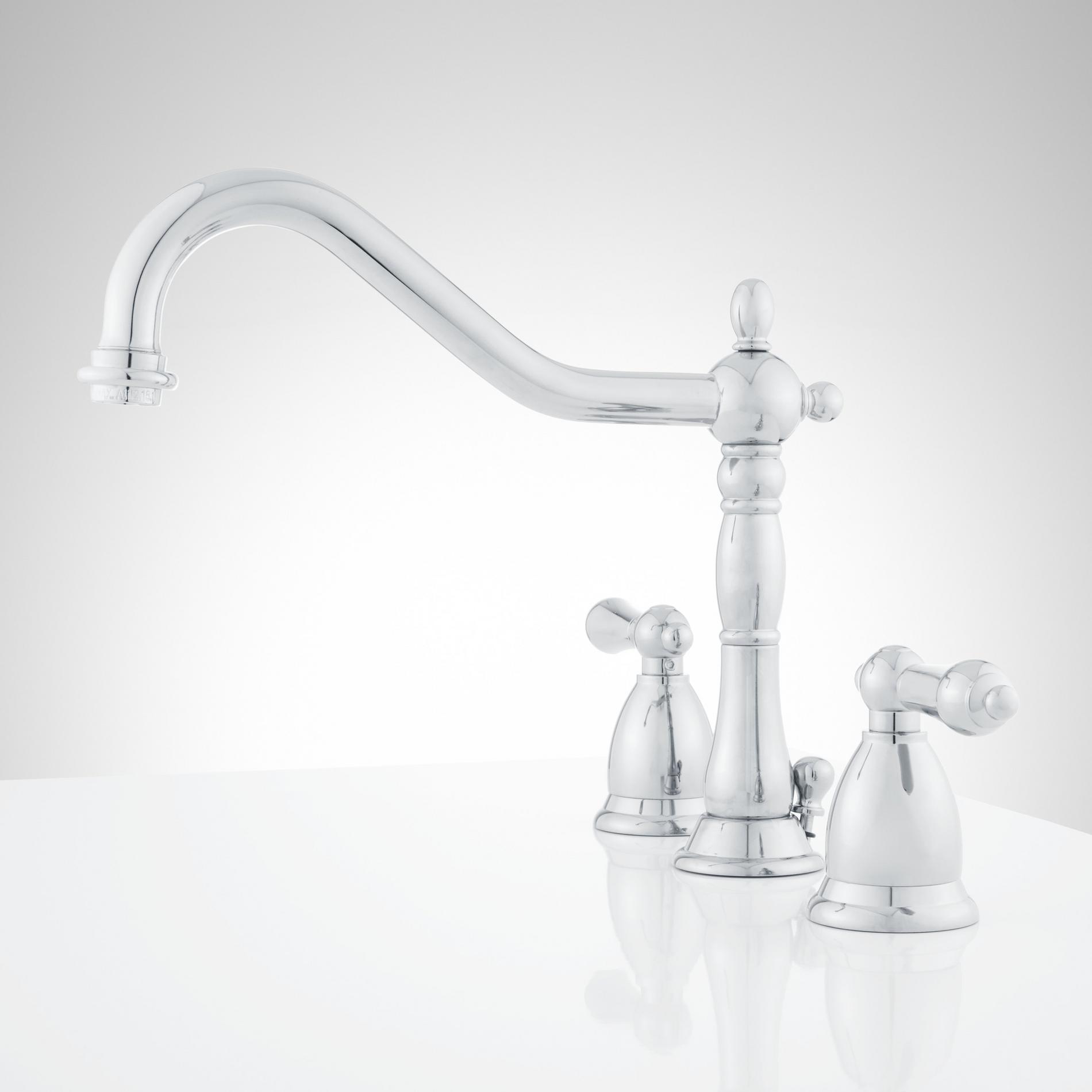 Signature Hardware Victorian Widespread Bathroom Faucet